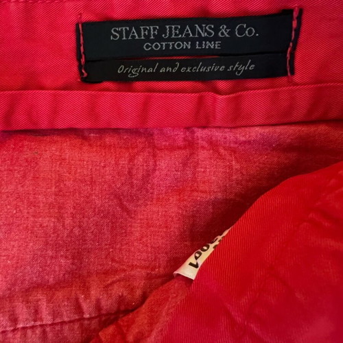 Chino shorts Staff & Co like new, red