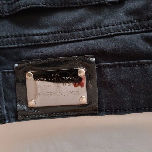 Dolce & Gabbana women's clothing set used, 2 denim skirts, pants, straw hat