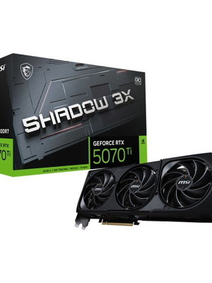 MSI GeForce RTX 5070 Ti 16GB GDDR7 Shadow 3X OC σφραγισμένη