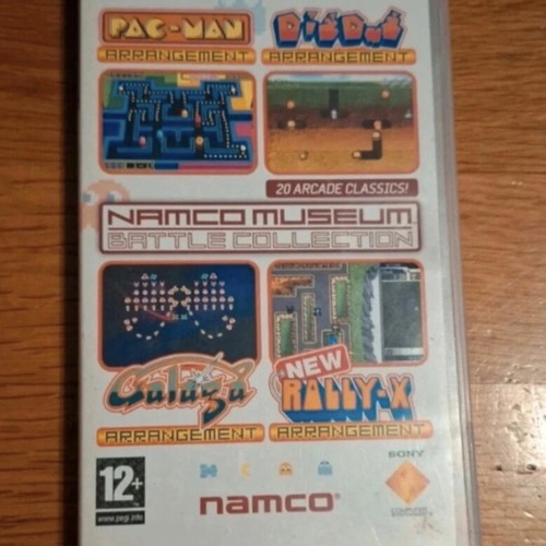 Namco Museum Battle Collection PSP game, arcade classics