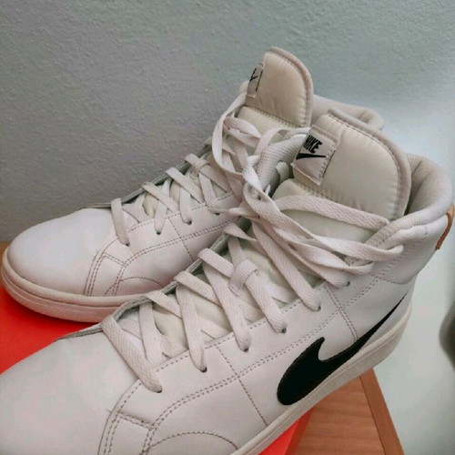 Nike Sneaker Court Mid μεταχειρισμένο, νούμερο 45, μαύρο και άσπρο