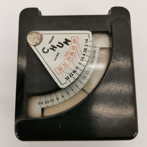 Arthur Chum light meter used, functional from 1970 era