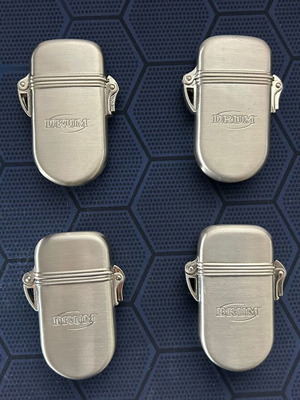 Drum metal lighter like new, needs refilling
