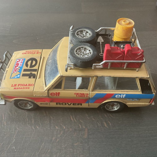 Burago metal toy cars Range Rover and Jeep CJ-7 used