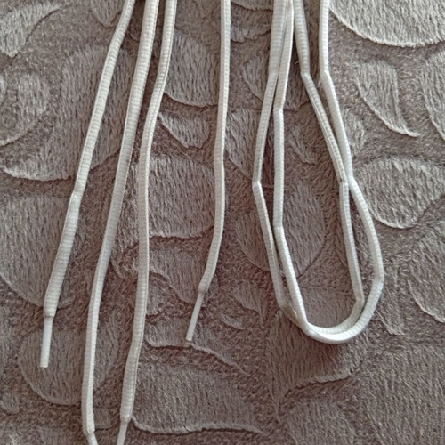 White long shoelaces