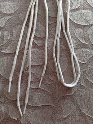 White long shoelaces