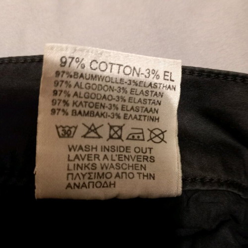 Staff low-rise pants used, size 36, black