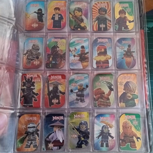 Metal Tags Ninja, set of 31