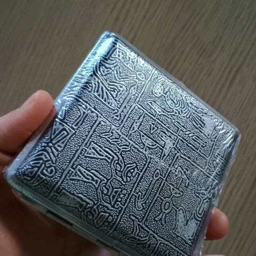 Δερμάτινη θήκη τσιγάρων PU Slim Flip Top καινούργια, αντιανεμική
