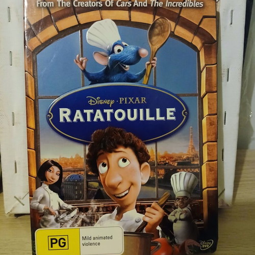Ratatouille DVD used, English Spanish subtitles