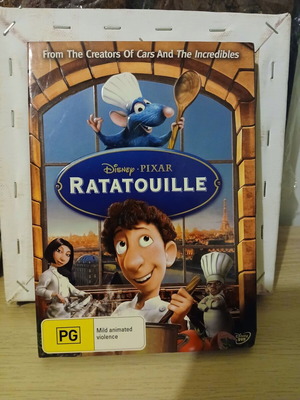 Ratatouille DVD used, English Spanish subtitles