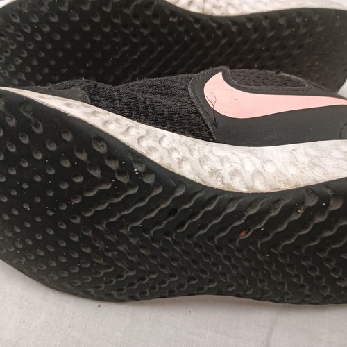 Nike Revolution athletic shoes like new, size 31, black for girls