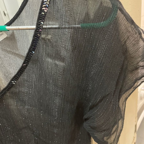 Intimissimi tunic blouse black transparent like new size S