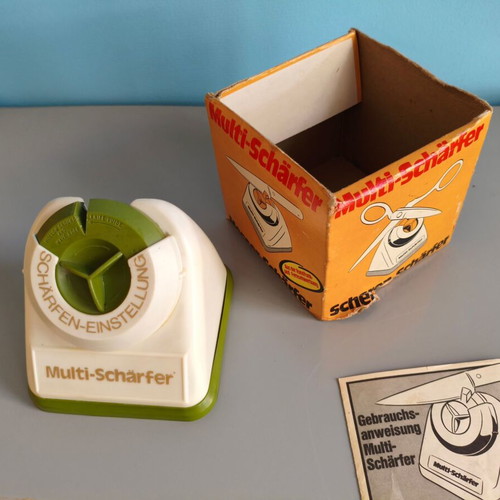 Vintage K-Tel Multi-Schärfer Knife Sharpener used, 1970s design