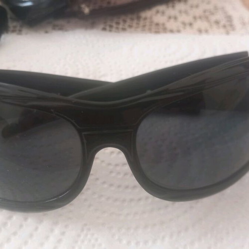 GF FERRE branded sunglasses with rhinestones, large, like new, black