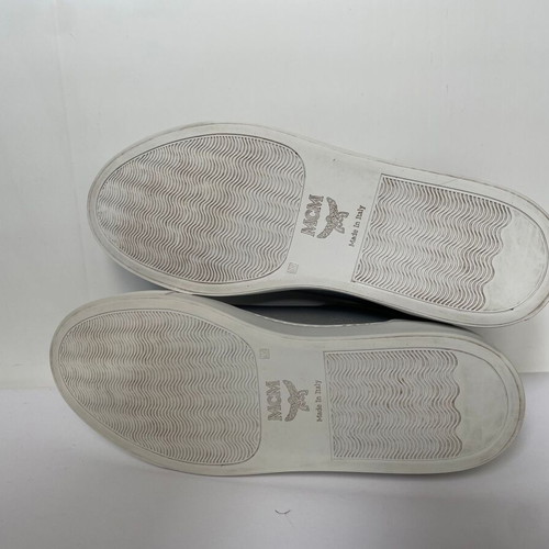 MCM leather sneakers gray like new, size EU 37