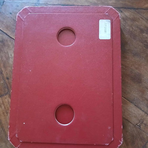 Cartier red velvet display tray used