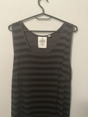 Cheap Monday sleeveless dress M black and gray like new
