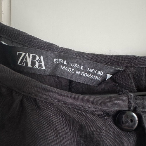 Zara black dress Large used with minor imperfections
