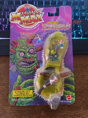 Mighty Max versus Ax Man card new, sealed