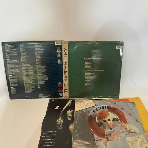 Vinyl records used, set of 5, various