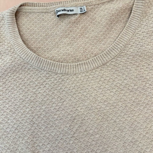 Stradivarius blouse like new, beige, size S