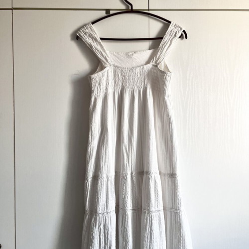 Zara white summer dress for girls aged 13-14 used