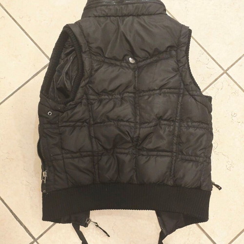 Stradivarius black vest, sizes S and M