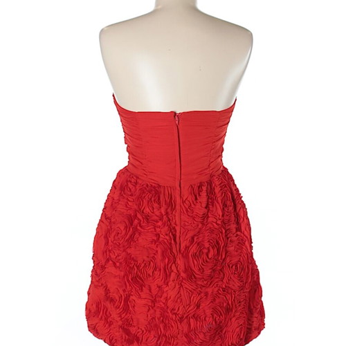 Strapless mini dress Garden Collection by H&M like new, red, size S/XS