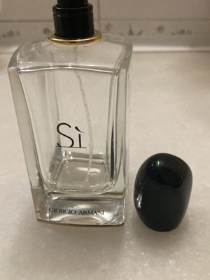 Si Giorgio Armani empty perfume bottle used