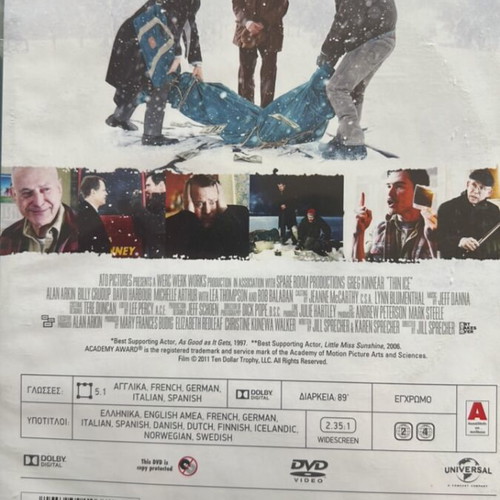 Thin Ice DVD like new with subtitles