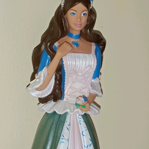 Barbie Princess and the Pauper collectible bubble bath bottle used