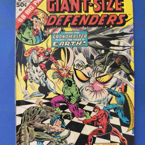 Defenders 3 comic used, first appearance of Korvac