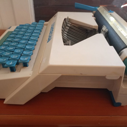 Vintage children's typewriter "Grafoula" from 70s-80s