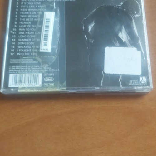 Bryan Adams Live Live Live CD new authentic