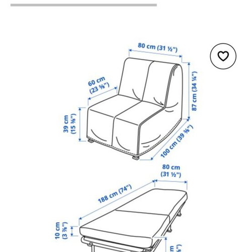 Student furniture set with bookshelf, bed, armchair and nightstand