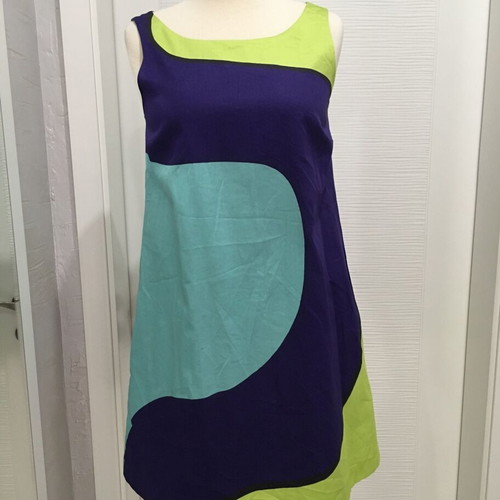 Marimekko multicolor cotton dress like new, size 34