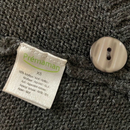 Premaman cape dark gray like new, fits small