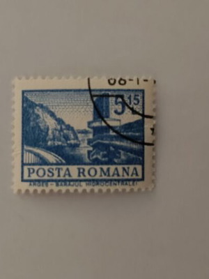 Romanian Stamp Barajul Hidrocentralei like new, collectible