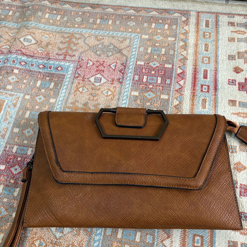Tan handbag like new