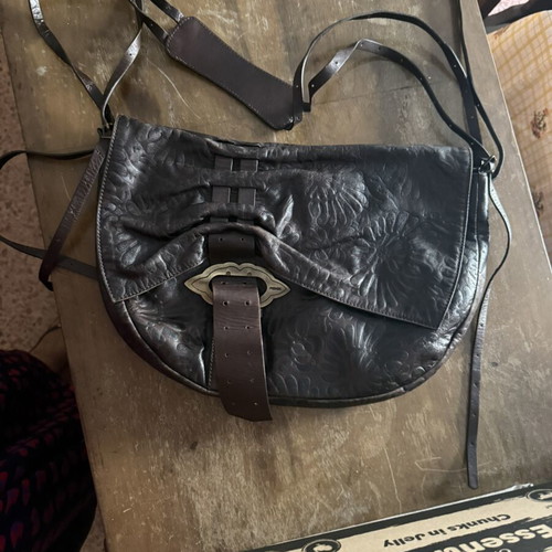 Fendi vintage brown shoulder bag like new