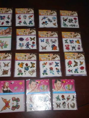 Stickers μεταχειρισμένα, πακέτο 15 μικρές συσκευασίες