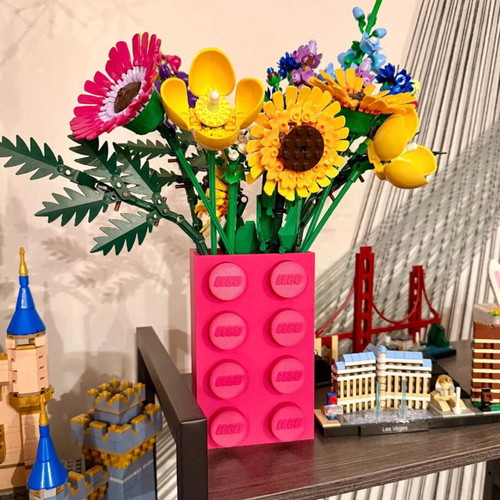 Lego flower vase new