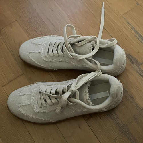 H&M canvas sneakers beige size 39