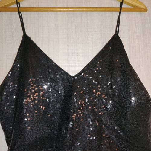 Shein black evening top like new, size M