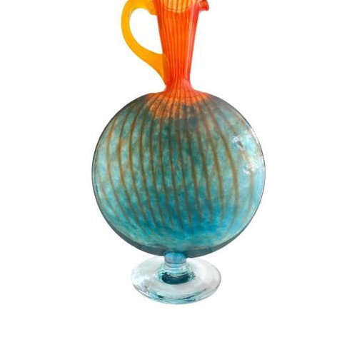 Kosta Boda Sweden Kjell Engman Vintage 1989 Postmodern Scandinavian Art Glass Bon Bon like new