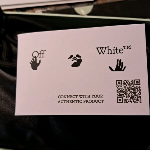 Off White sunglasses new, black and green