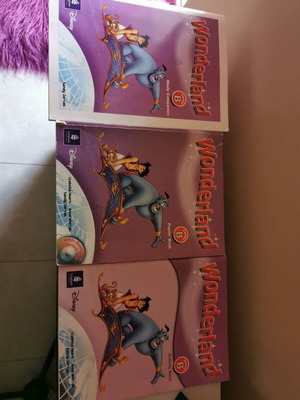 Wonderland Junior B English books like new, set of 3