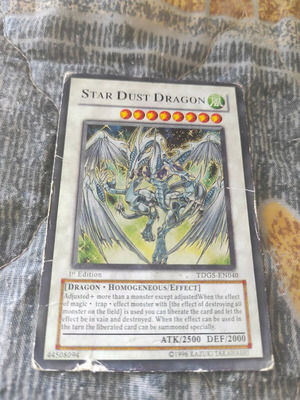 Star Dust Dragon Yu Gi Oh συλλεκτικό κομμάτι χωρίς τυπικό σήμα