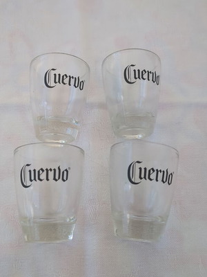 Cuervo shot glasses set of 4 new